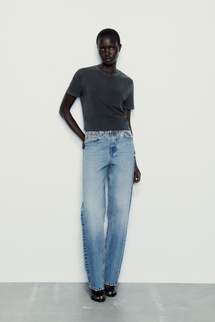 FADED RHINESTONE T-SHIRT