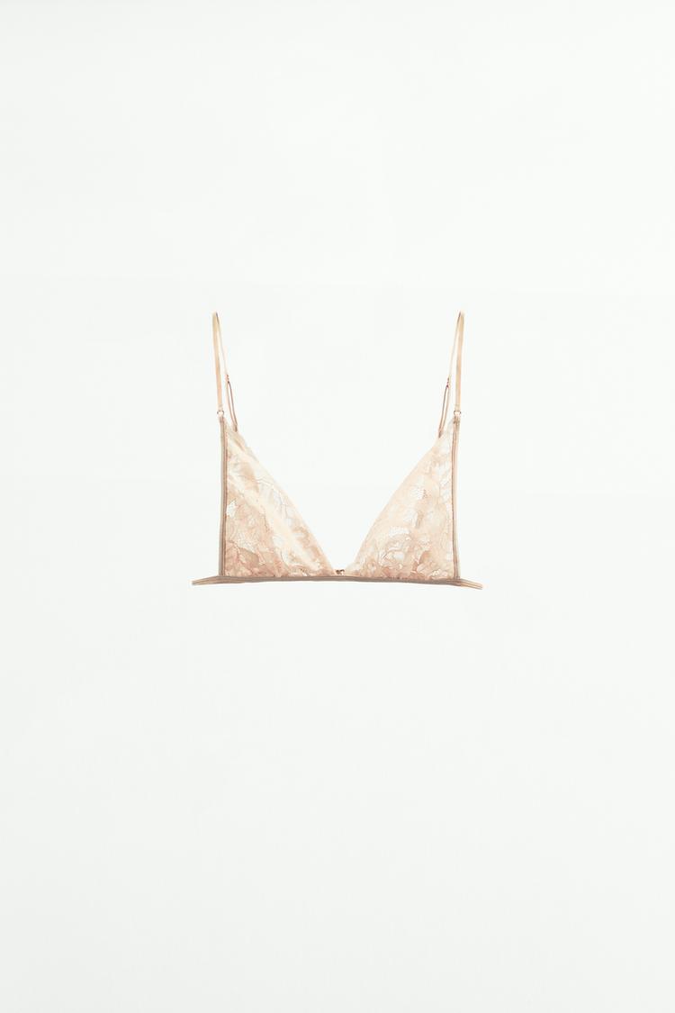 LACE TRIANGLE BRALETTE