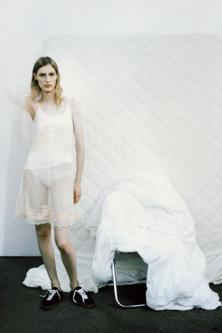 EMBROIDERED TULLE DRESS