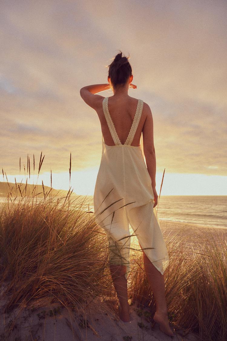 EMBROIDERED COTTON DRESS