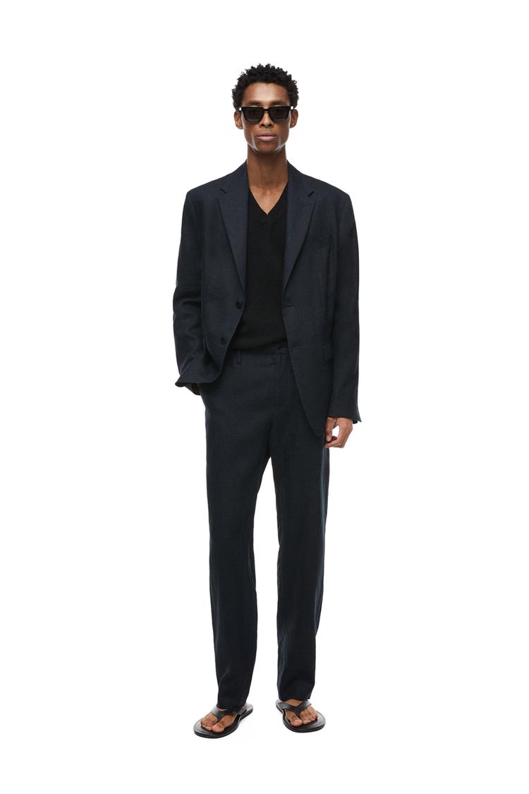 100% LINEN SUIT BLAZER