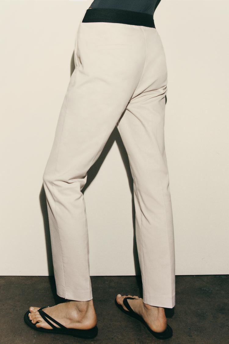 JOGGER-WAIST TROUSERS