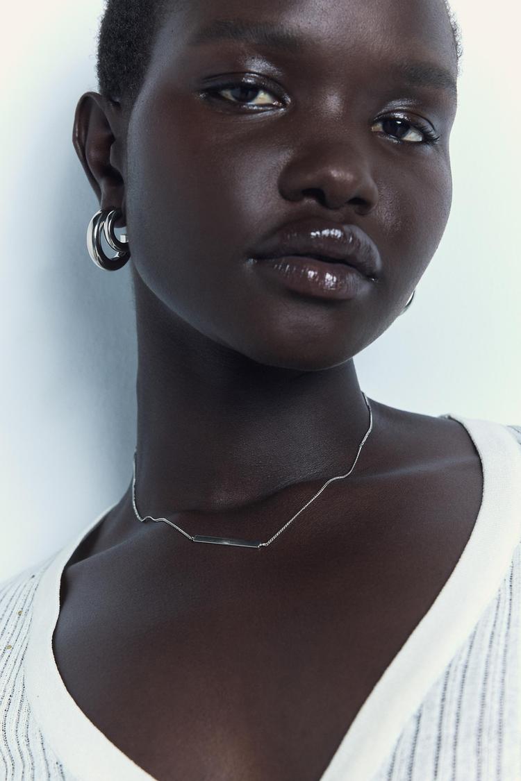 PACK OF HOOP EARRINGS - Zara product image
