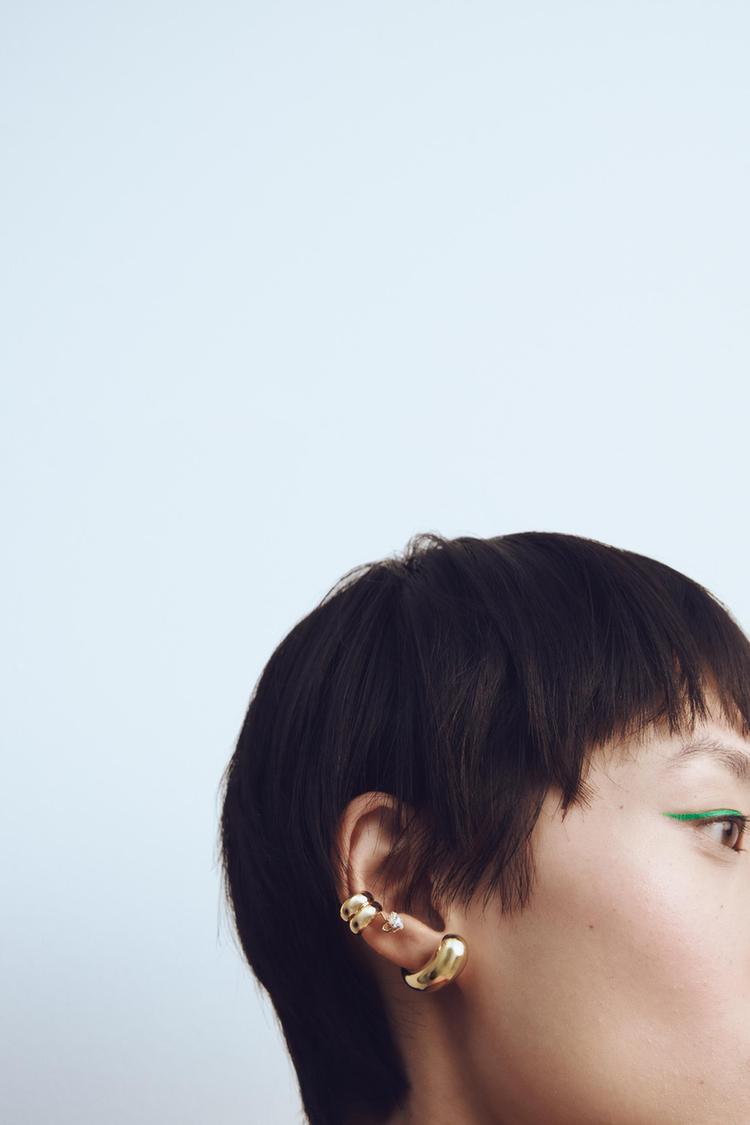 PACK OF RHINESTONE EAR CUFF EARRINGS