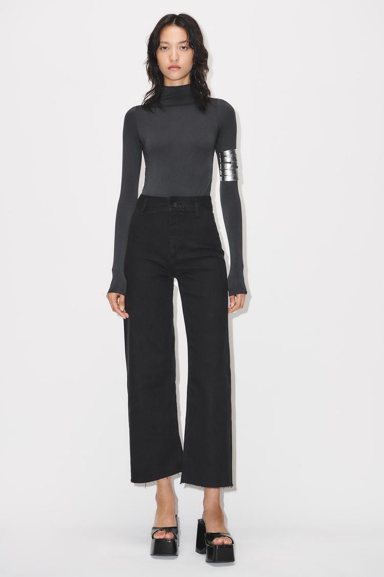 ZW MARINE STRAIGHT-LEG HIGH-WAIST JEANS