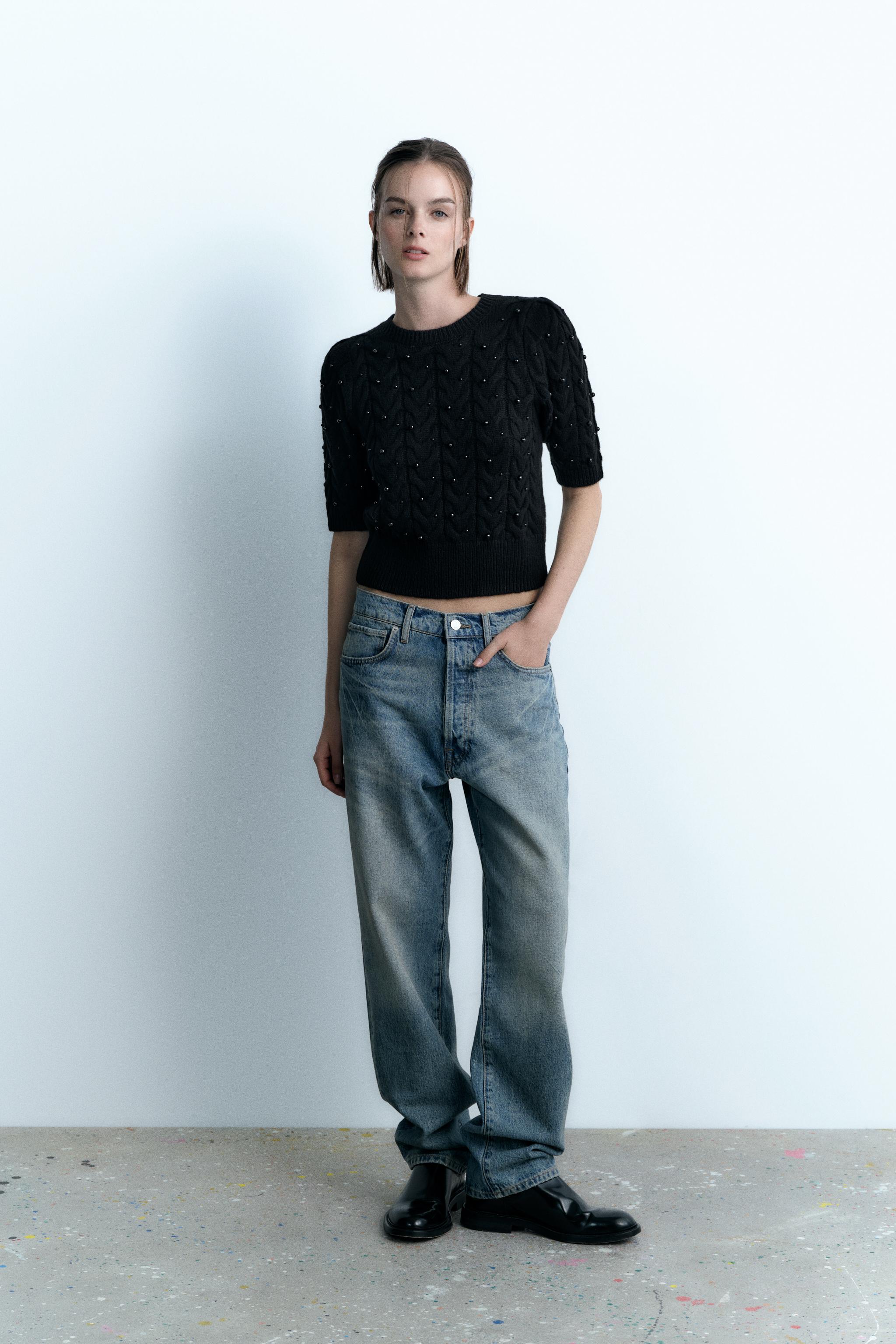 Pearl sweater zara cheap