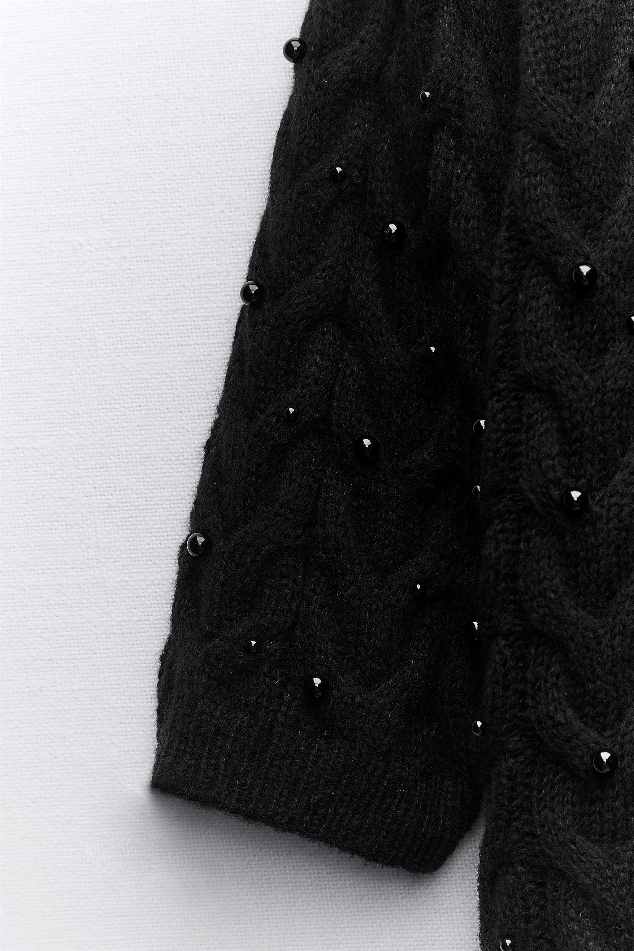 Zara KNIT SWEATER WITH PEARLS Mall of America®