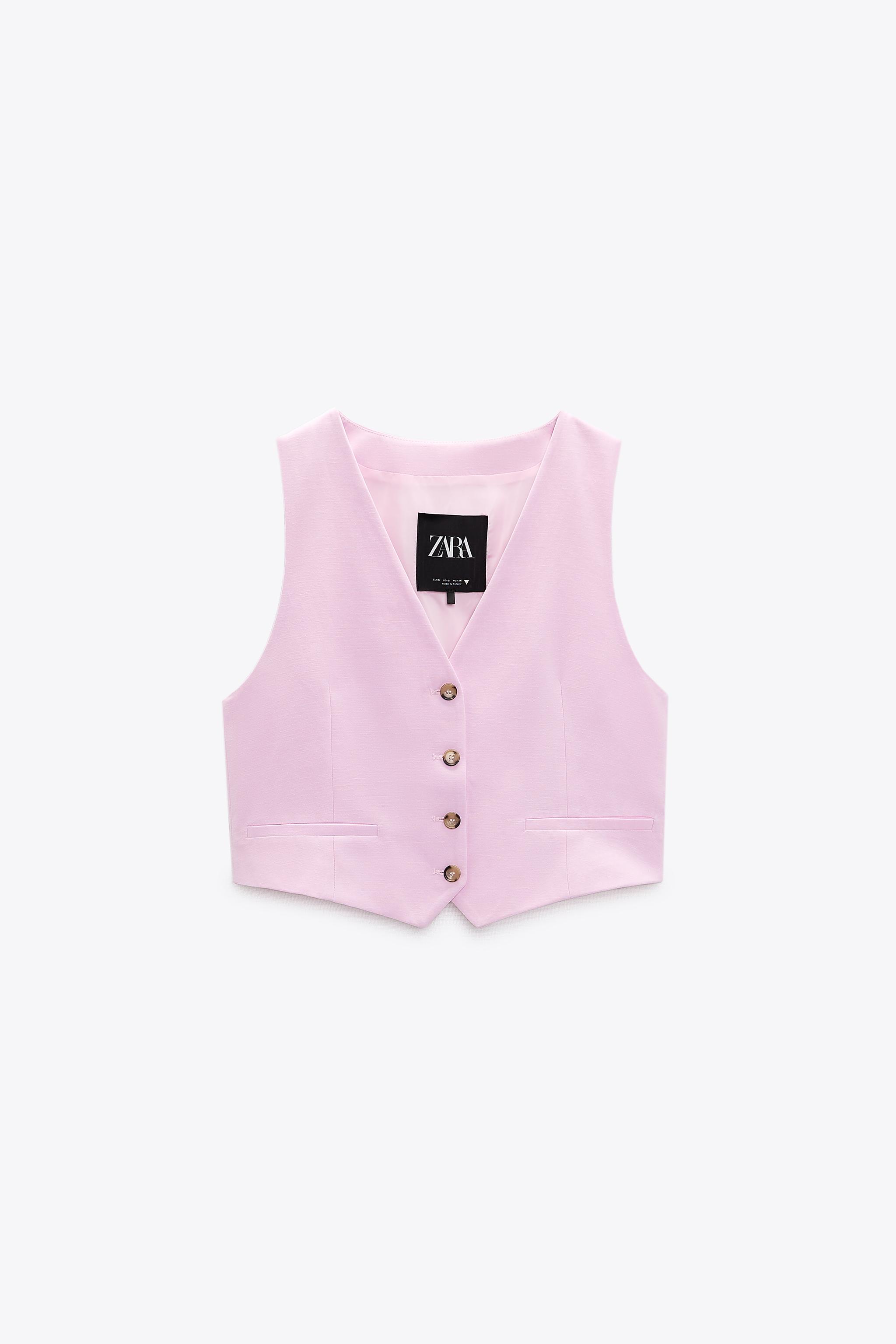 Zara LINEN BLEND VEST Mall of America®