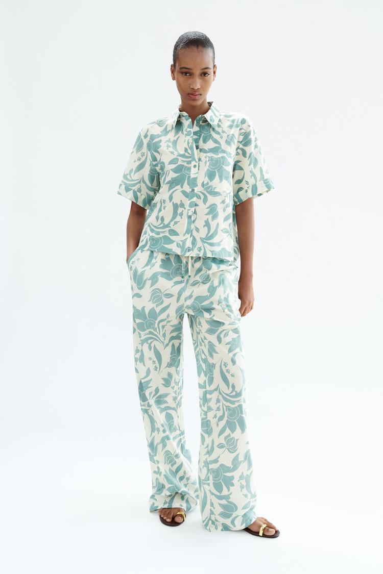 PRINTED COTTON SHIRT