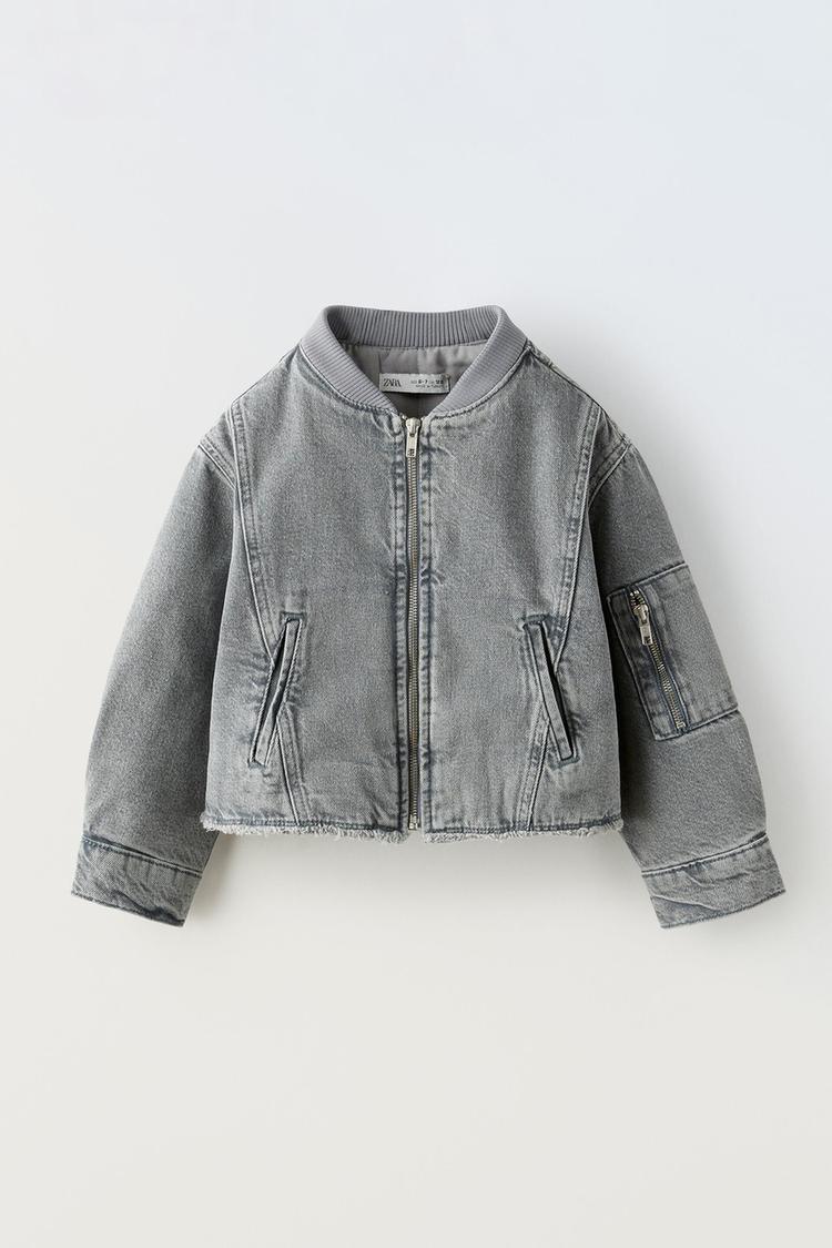 DENIM BOMBER