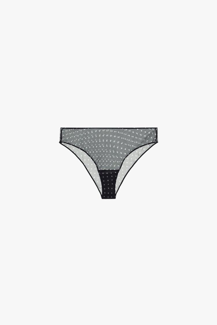POLKA DOT SILK BRIEFS