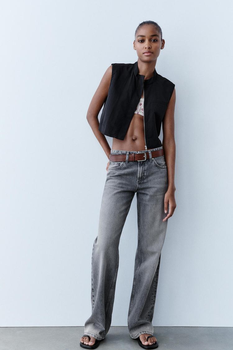 SLEEVELESS CROPPED WAISTCOAT