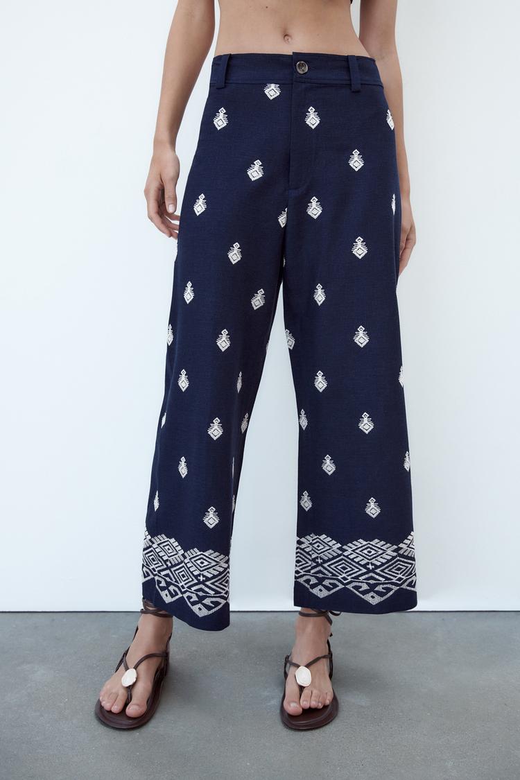 EMBROIDERED CULOTTES