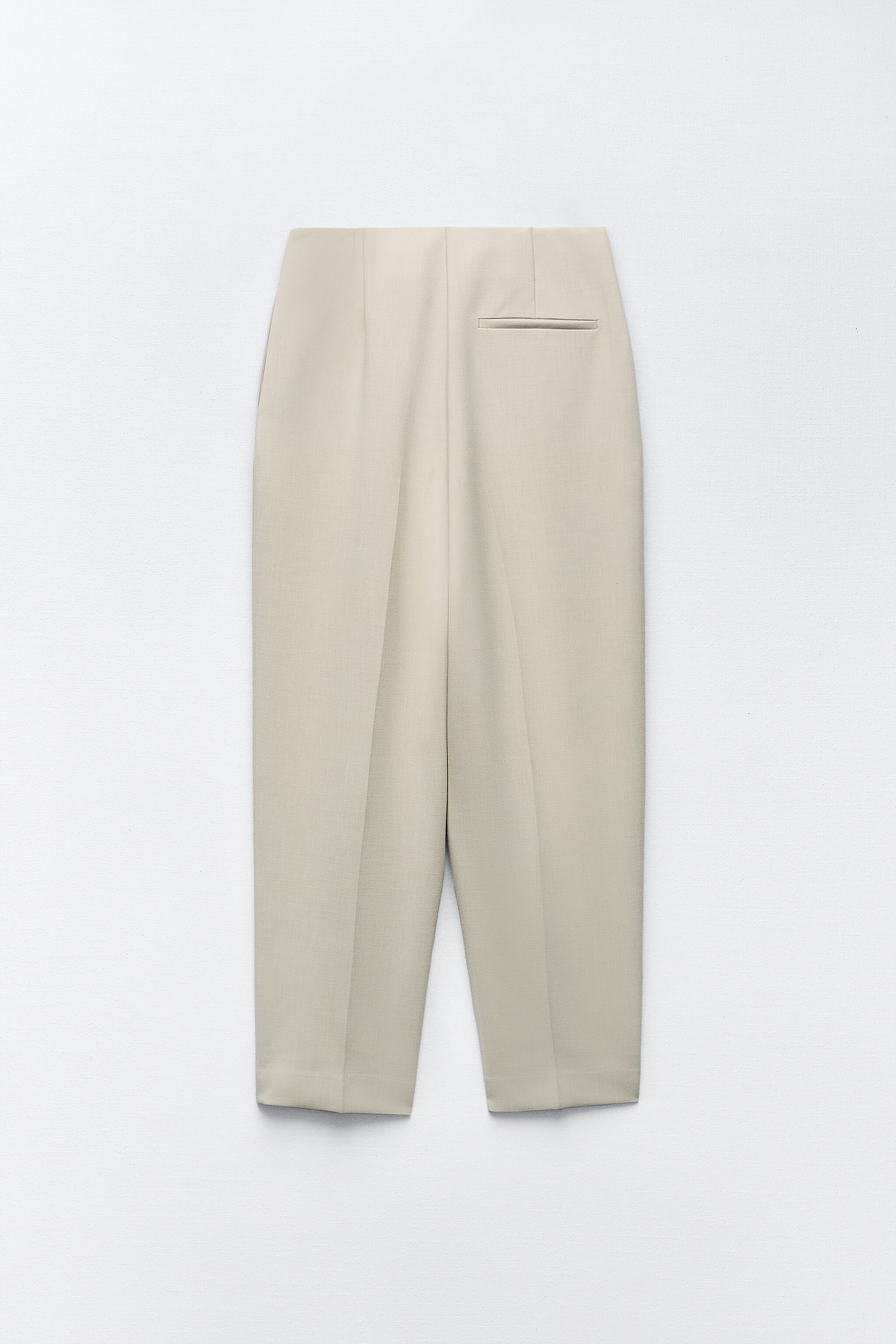 Zara HIGH-WAISTED TAPERED FIT PANTS WITH DARTS | Mall of America®
