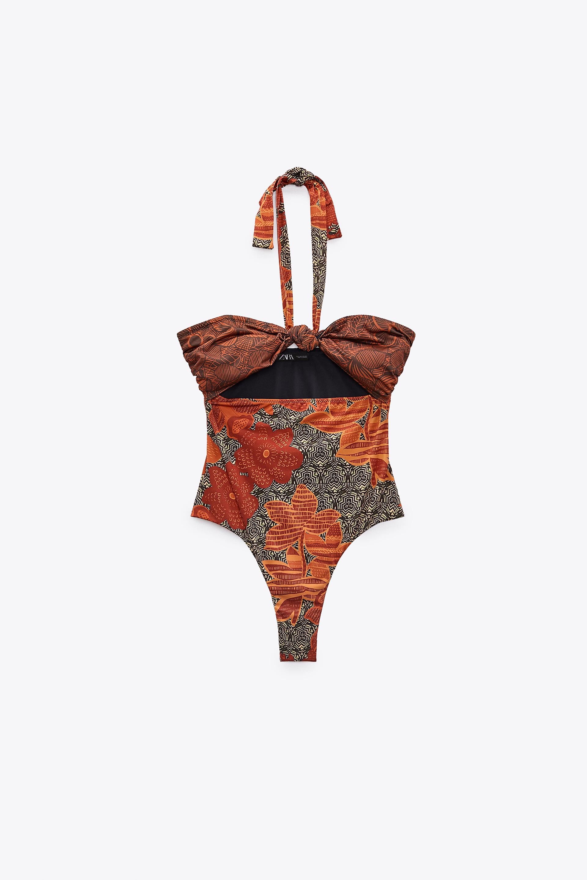 Zara Printed One Piece Bandeau Swimsuit Big Apple Buddy zara-printed-one-piece-bandeau-swimsuit-big-apple-buddy