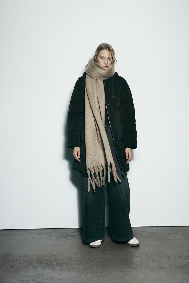 WIND PROTECTION HOODED PUFFER ANORAK