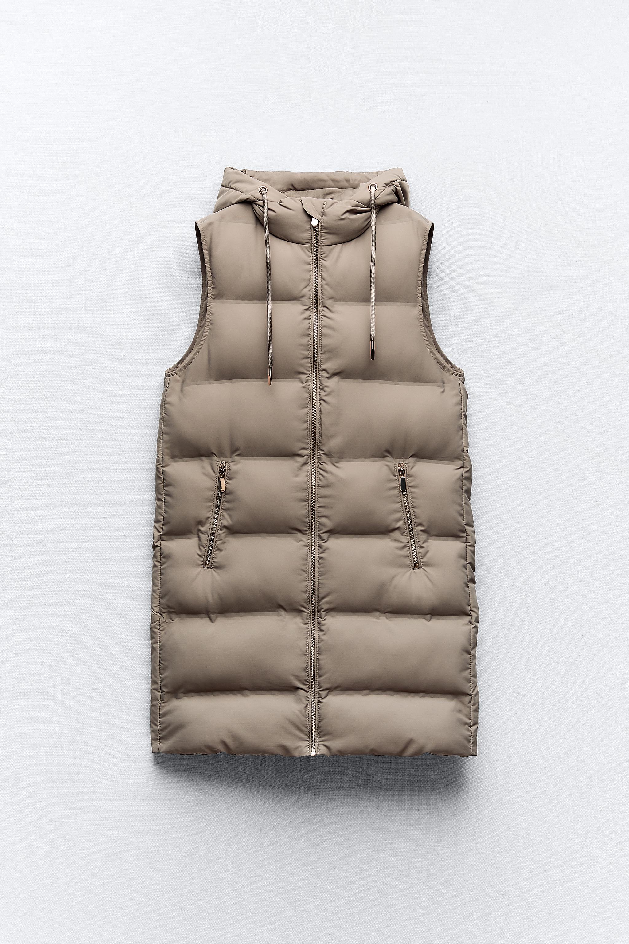 Zara WATER REPELLENT WIND PROTECTION PUFFER VEST | Mall of