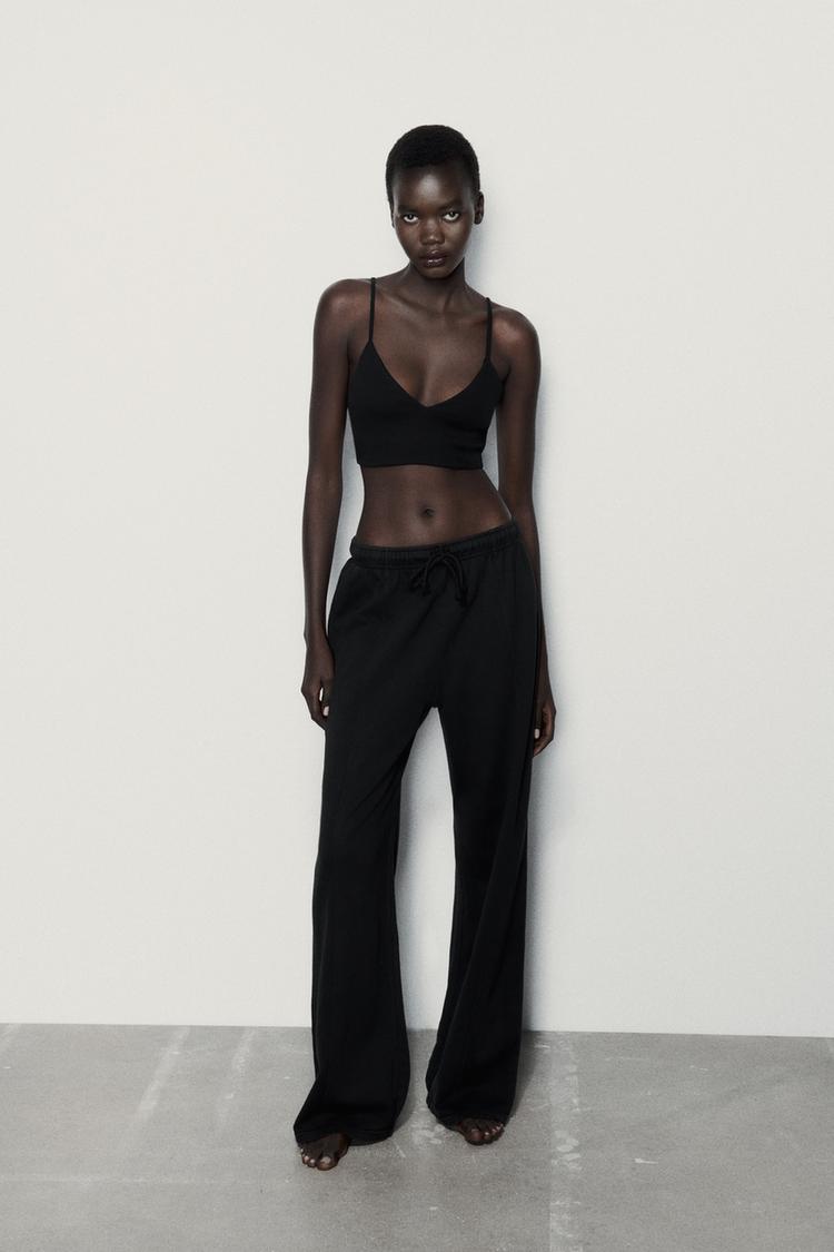 STRAIGHT FIT JOGGING TROUSERS