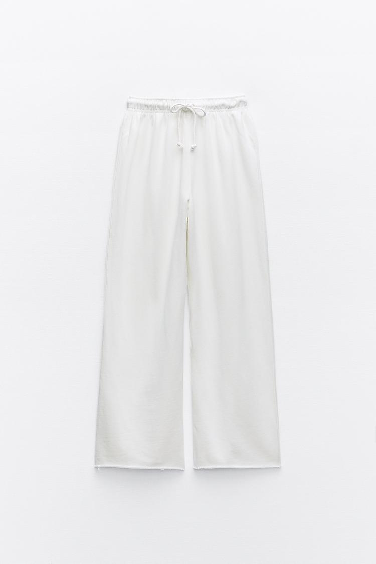 PLUSH WASHED EFFECT PANTS
