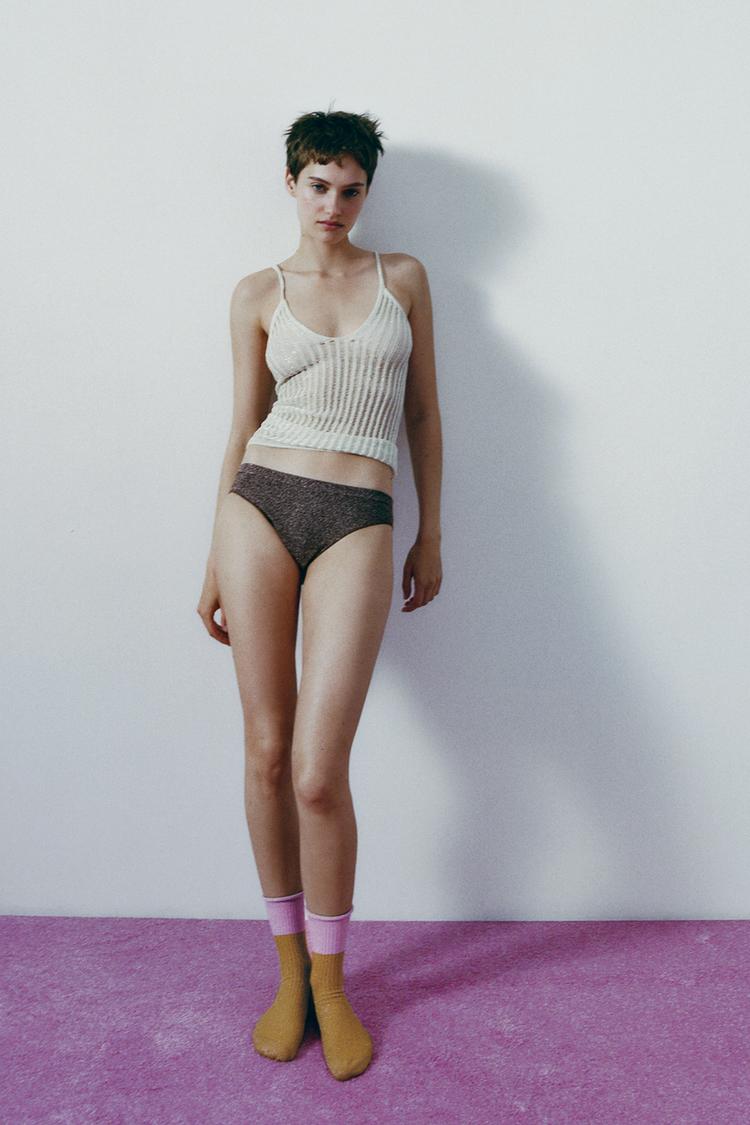 METALLIC THREAD SOCKS