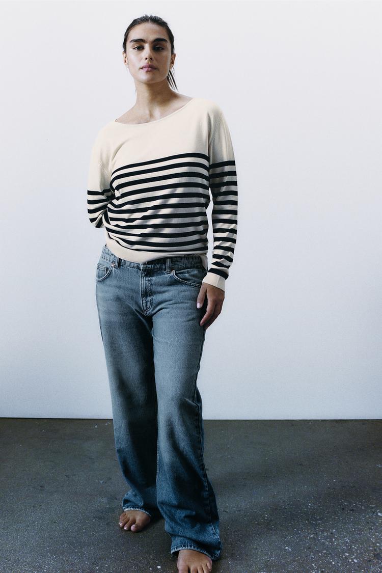 STRIPED KNIT SWEATER