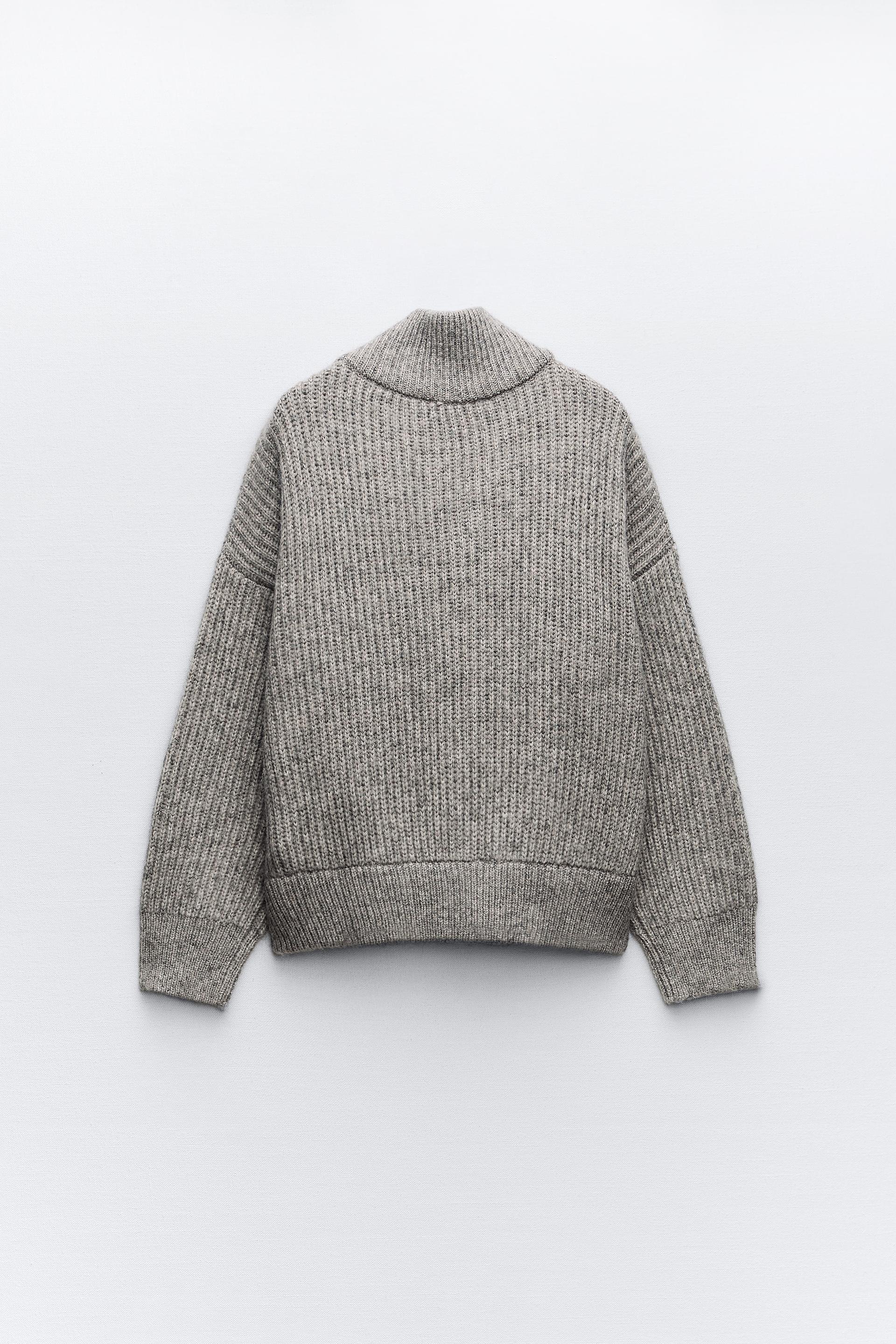 Zara Knit Bomber Jacket Big Apple Buddy