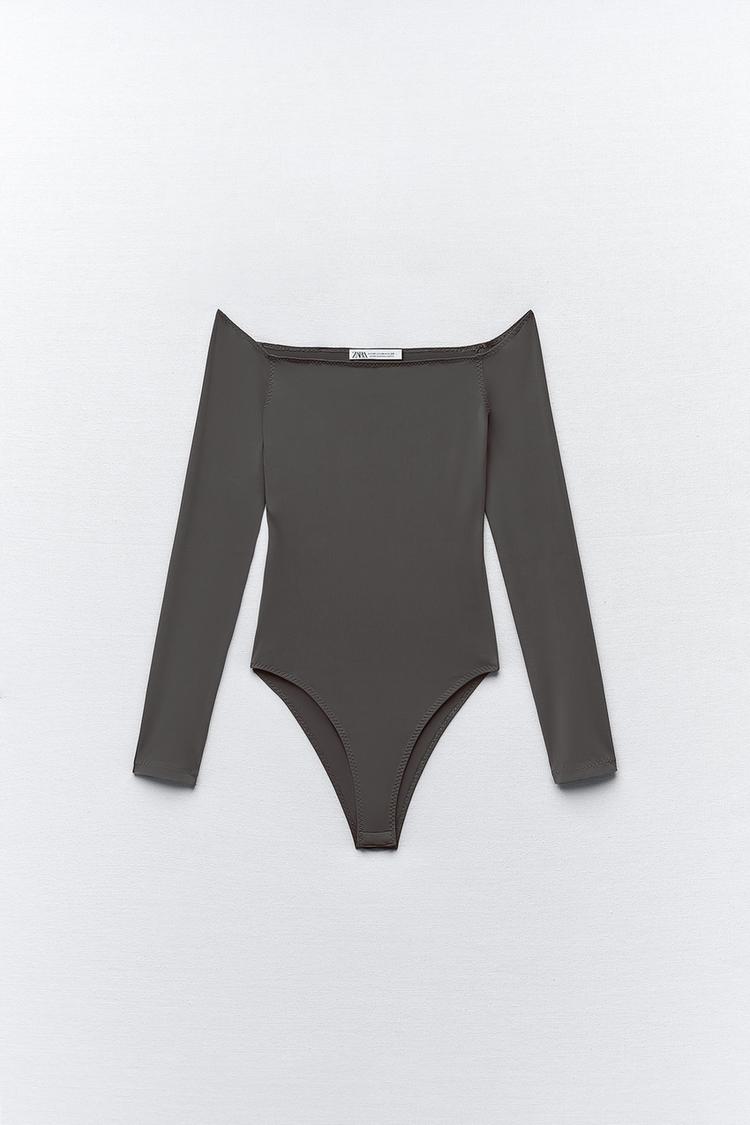 STRAPLESS POLYAMIDE BODYSUIT