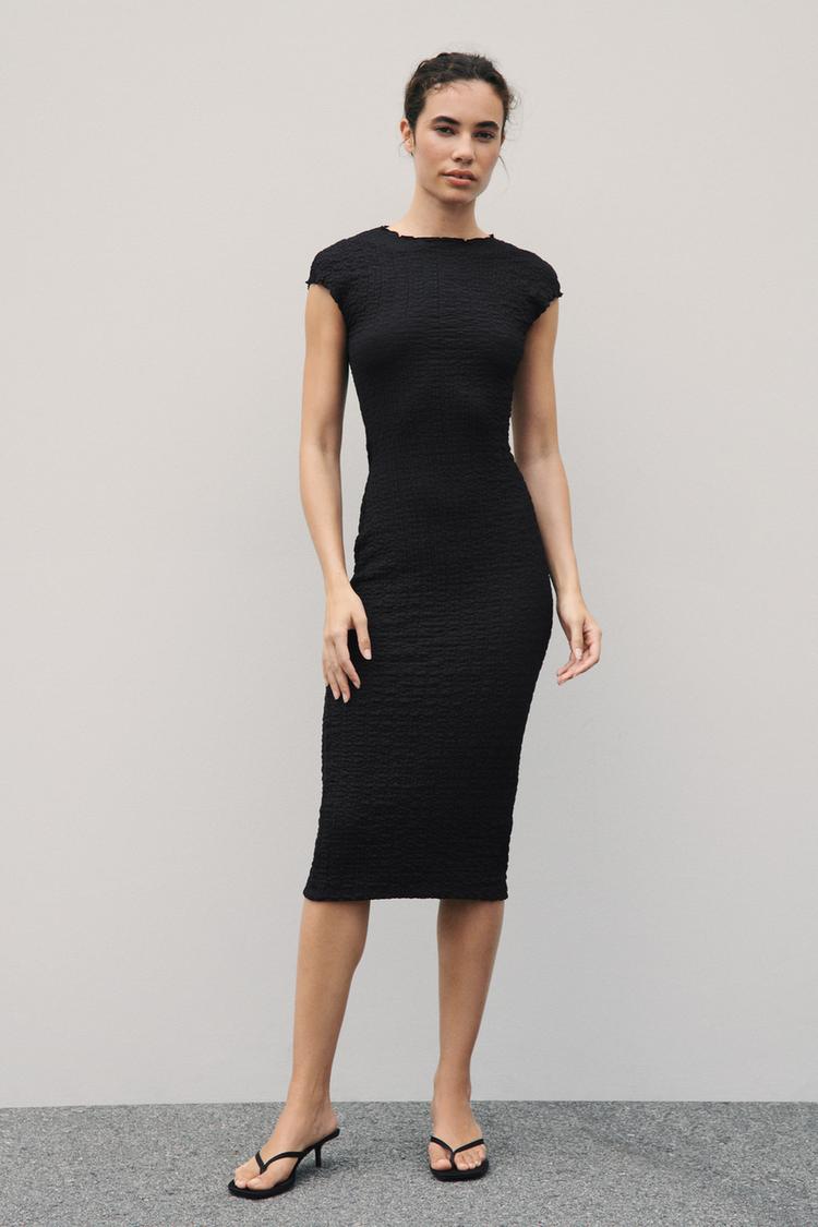 TEXTURED DRESS