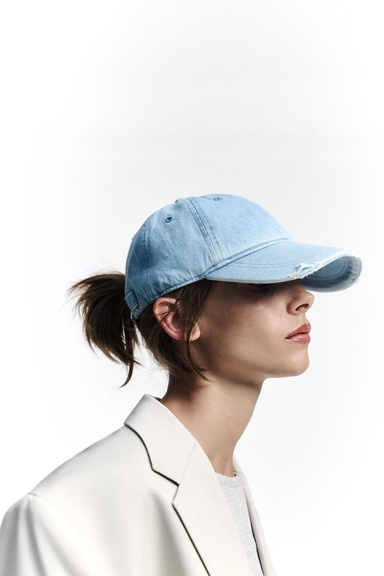 RIPPED DENIM CAP