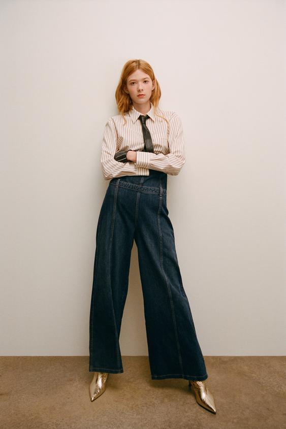 LEATHER TIE Black ZARA Australia