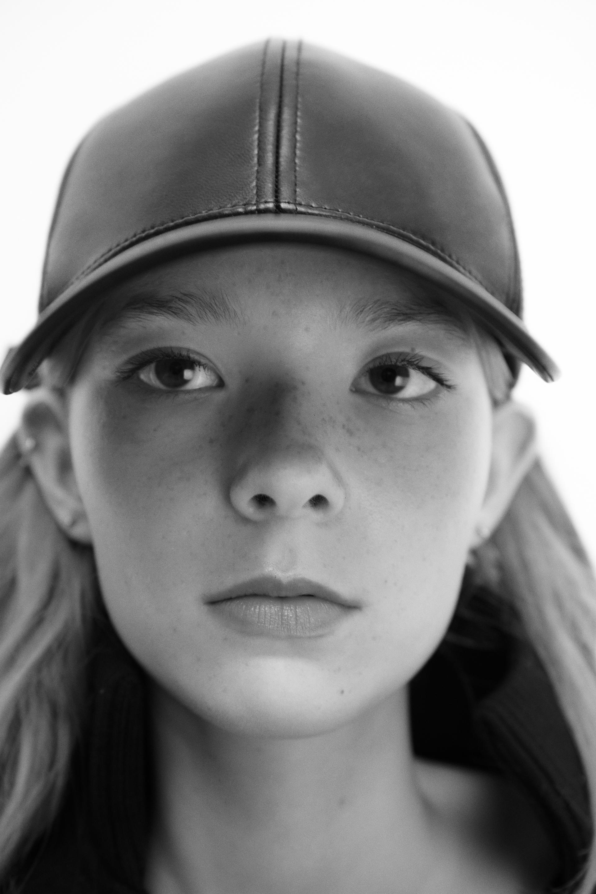 LEATHER CAP Black ZARA Australia