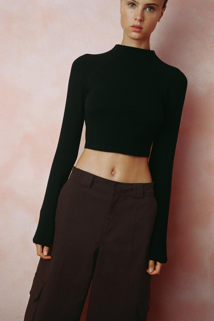 LONG RAGLAN SLEEVE TOP