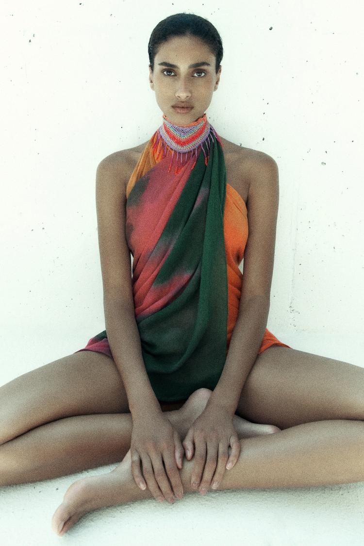 CROCHET CHOKER WITH FRINGING