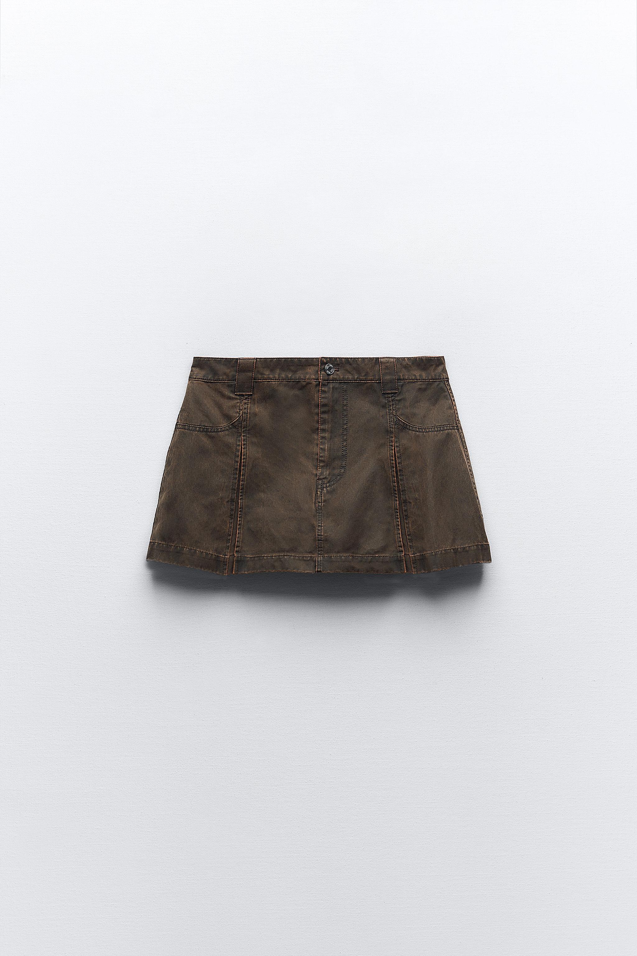 Zara WAXED SKORT Mall of America®