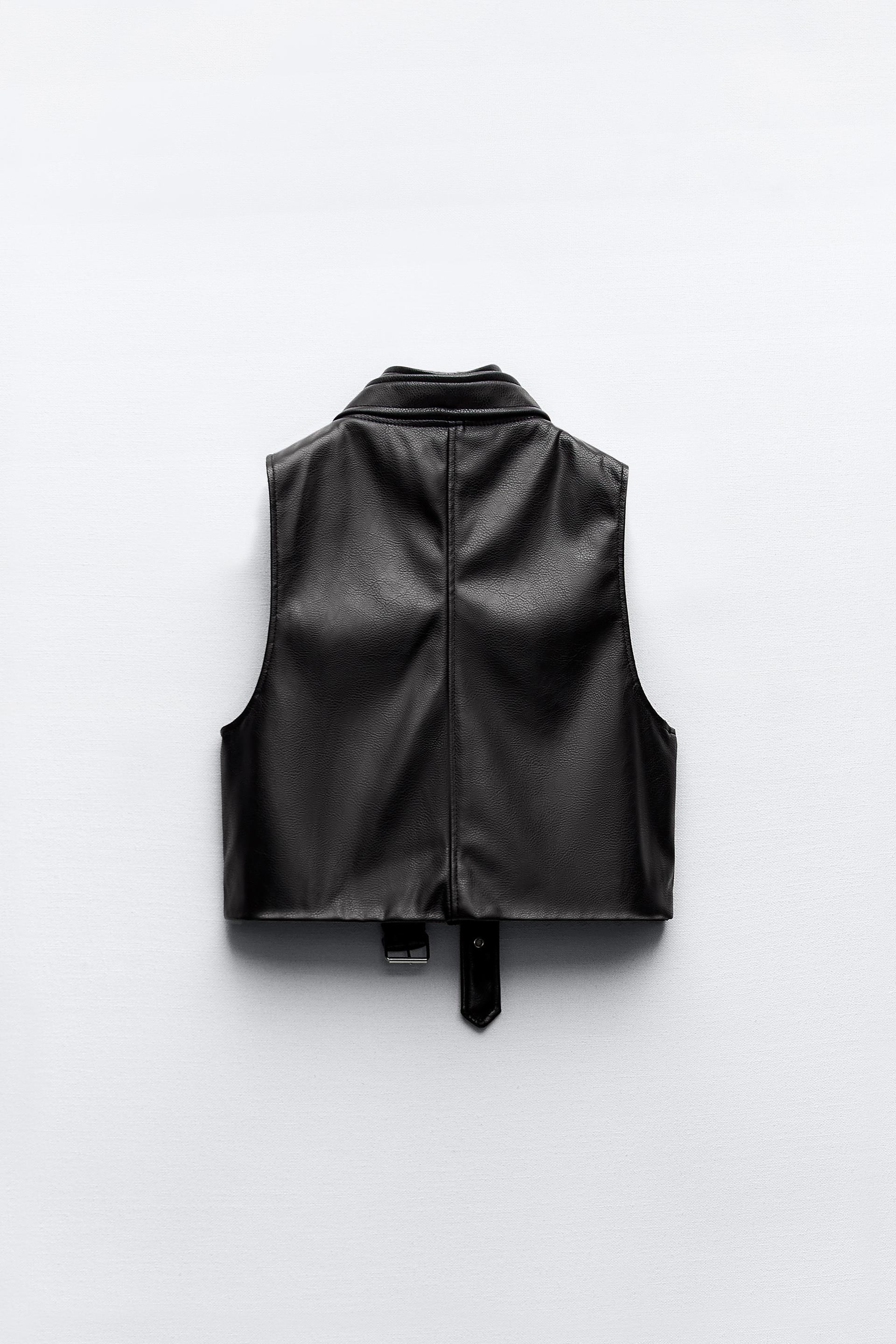 Hommes Cuir Véritable Gilet Motard Style Noir Gilet Haut Qualité