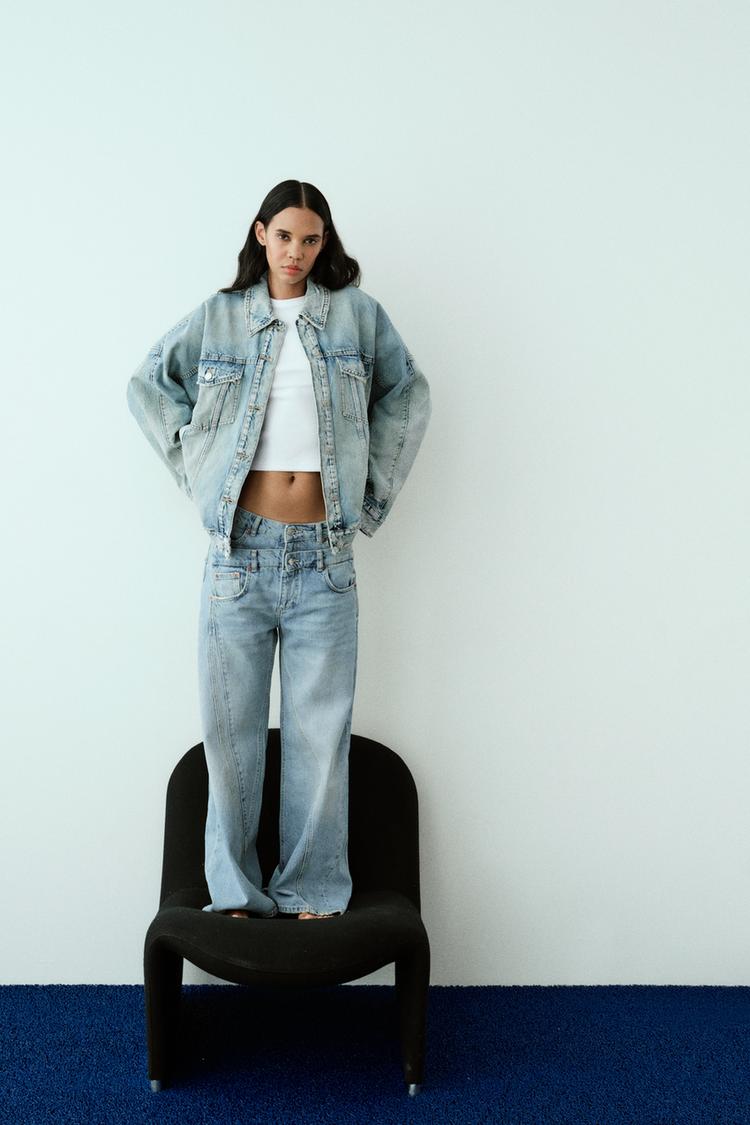 TRF OVERSIZE DENIM JACKET