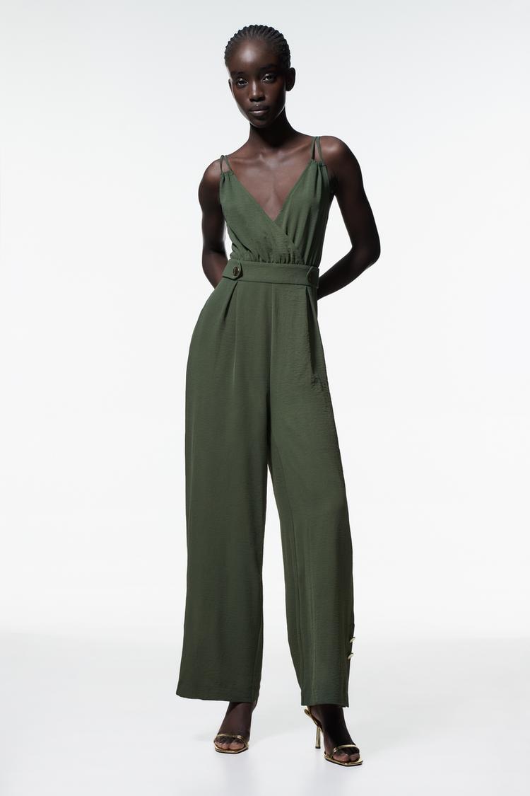 JUMPSUIT WITH GOLDEN BUTTONS