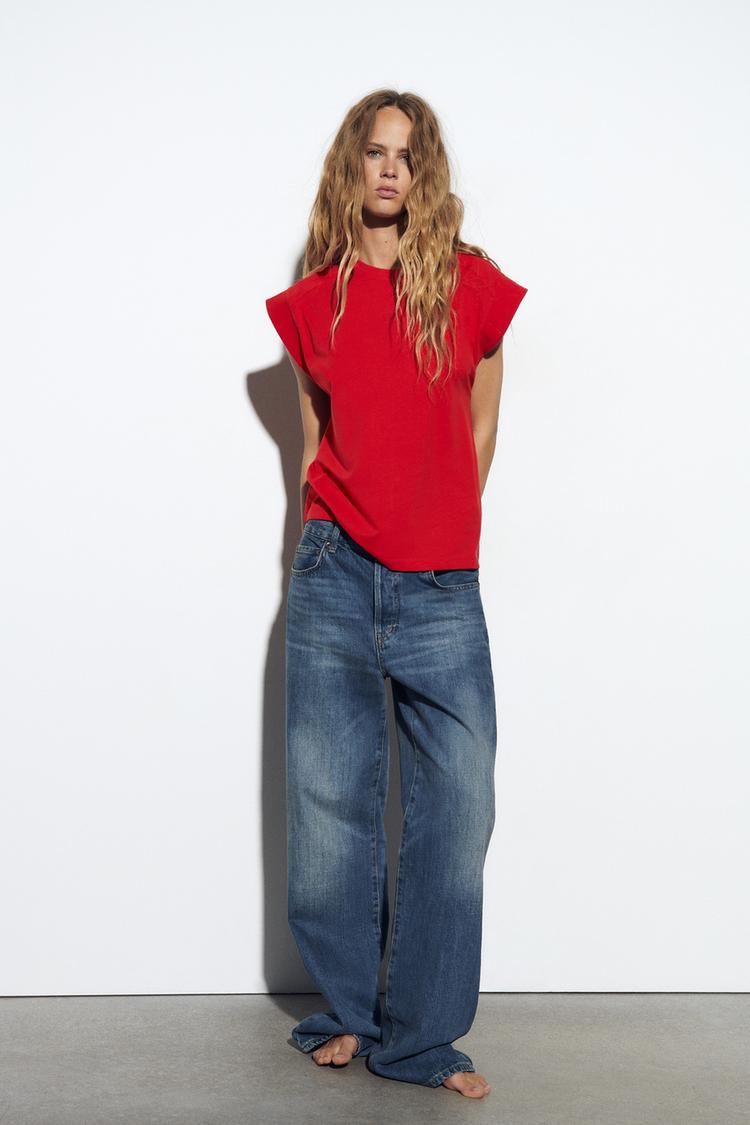 RIBBED COTTON T-SHIRT