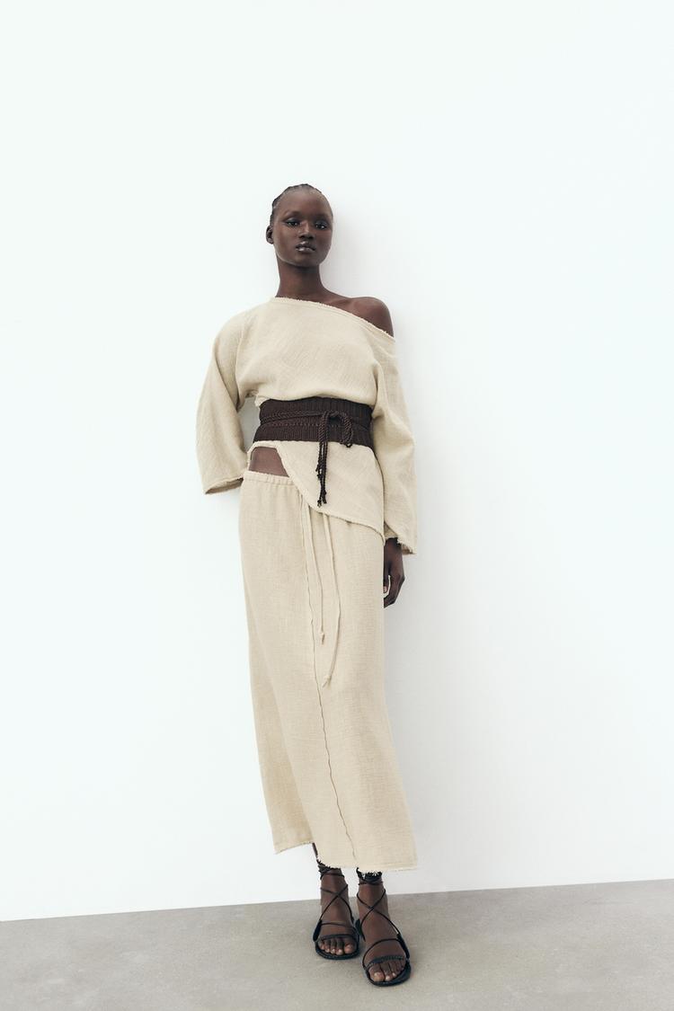 RUSTIC TEXTURED BLOUSE