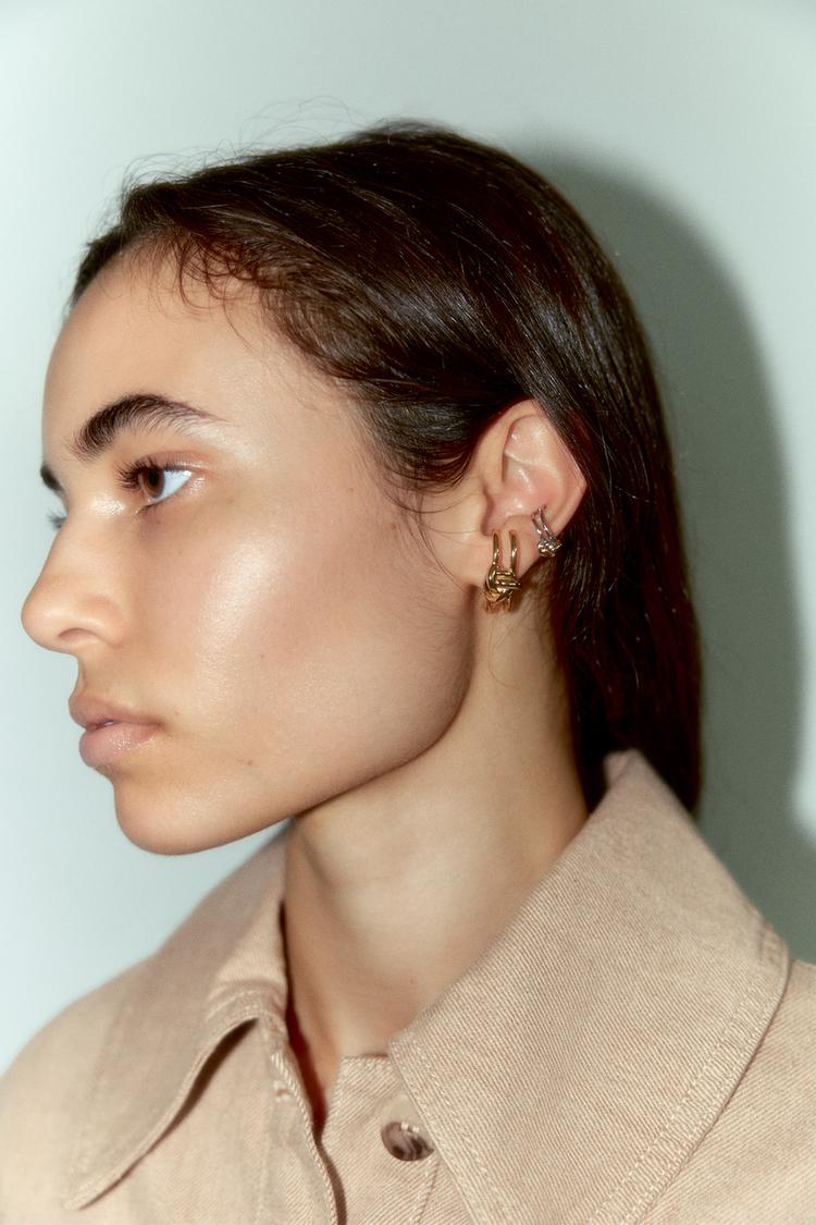 PACK OF KNOTTED EAR CUFF EARRINGS