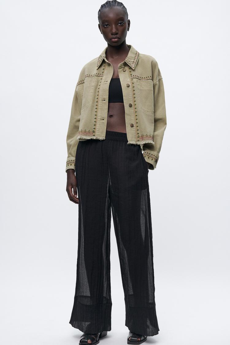 EMBROIDERED OVERSHIRT