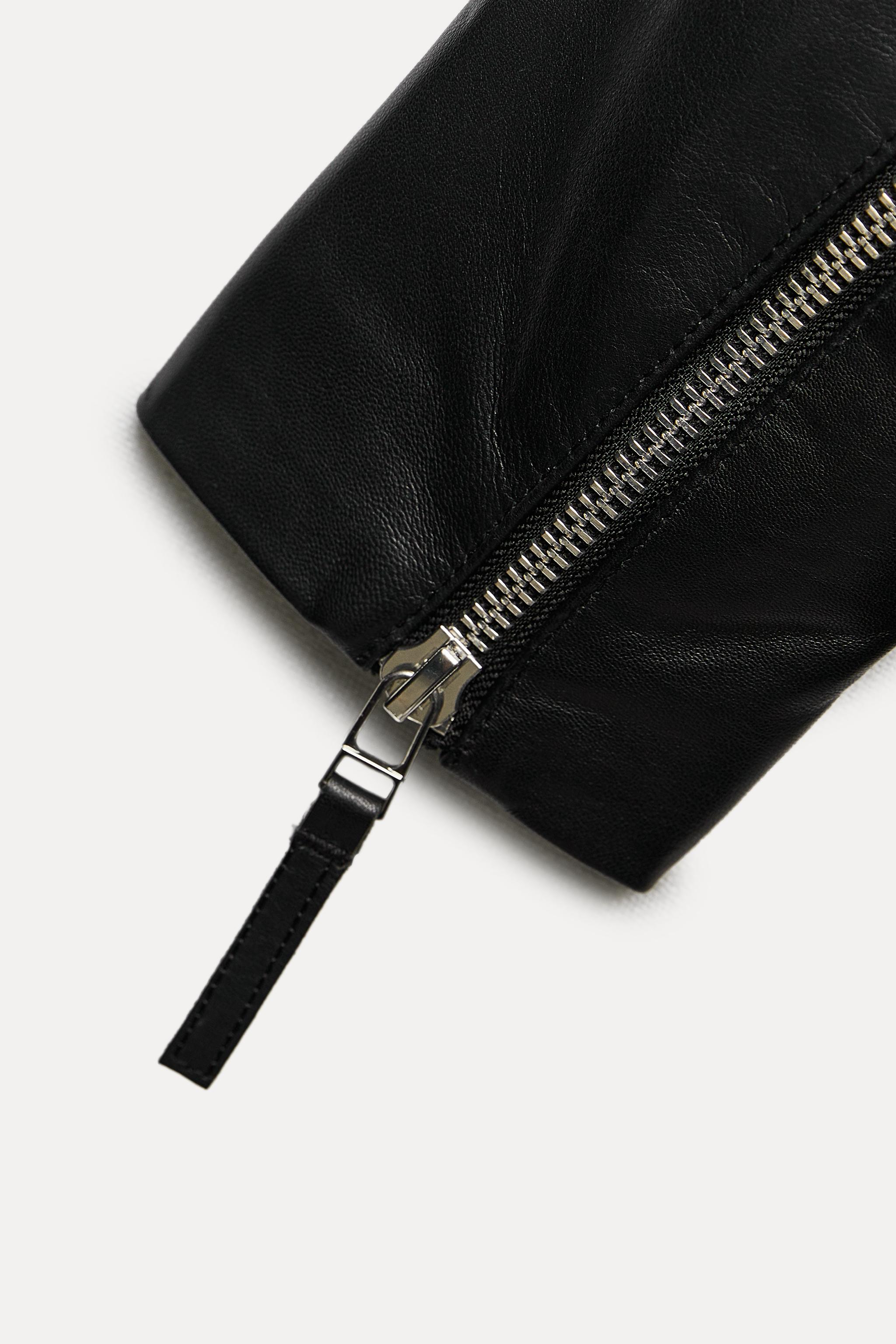 Zara OVERSIZED LEATHER JACKET ZW COLLECTION | Mall of America® Zara OVERSIZED LEATHER JACKET ZW COLLECTION | Mall of America®