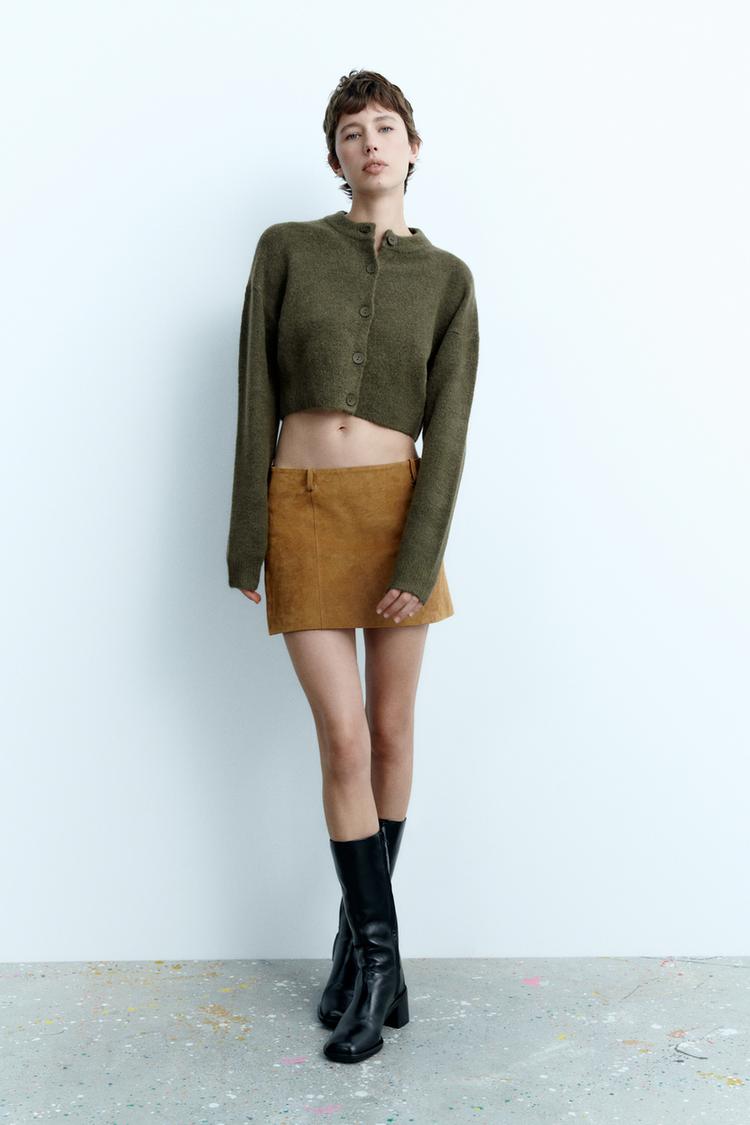 KNIT CROPPED JACKET