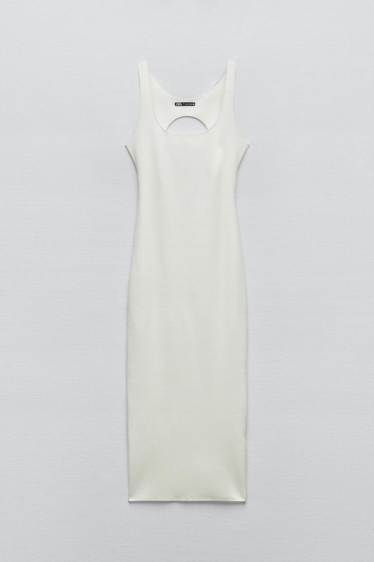 CUT-OUT DRESS WITH STRAPS