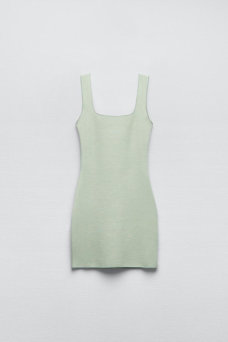 SHORT STRETCH KNIT DRESS