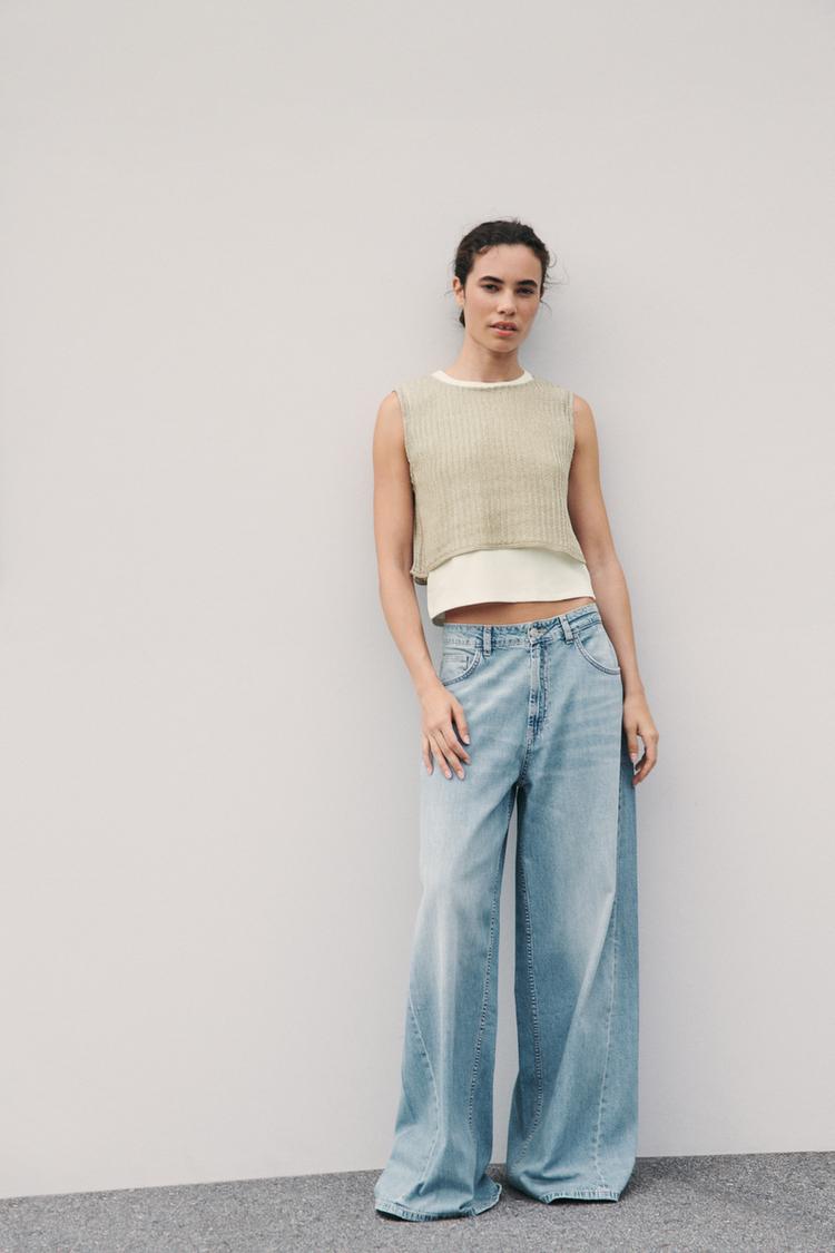 CONTRAST VEST TOP