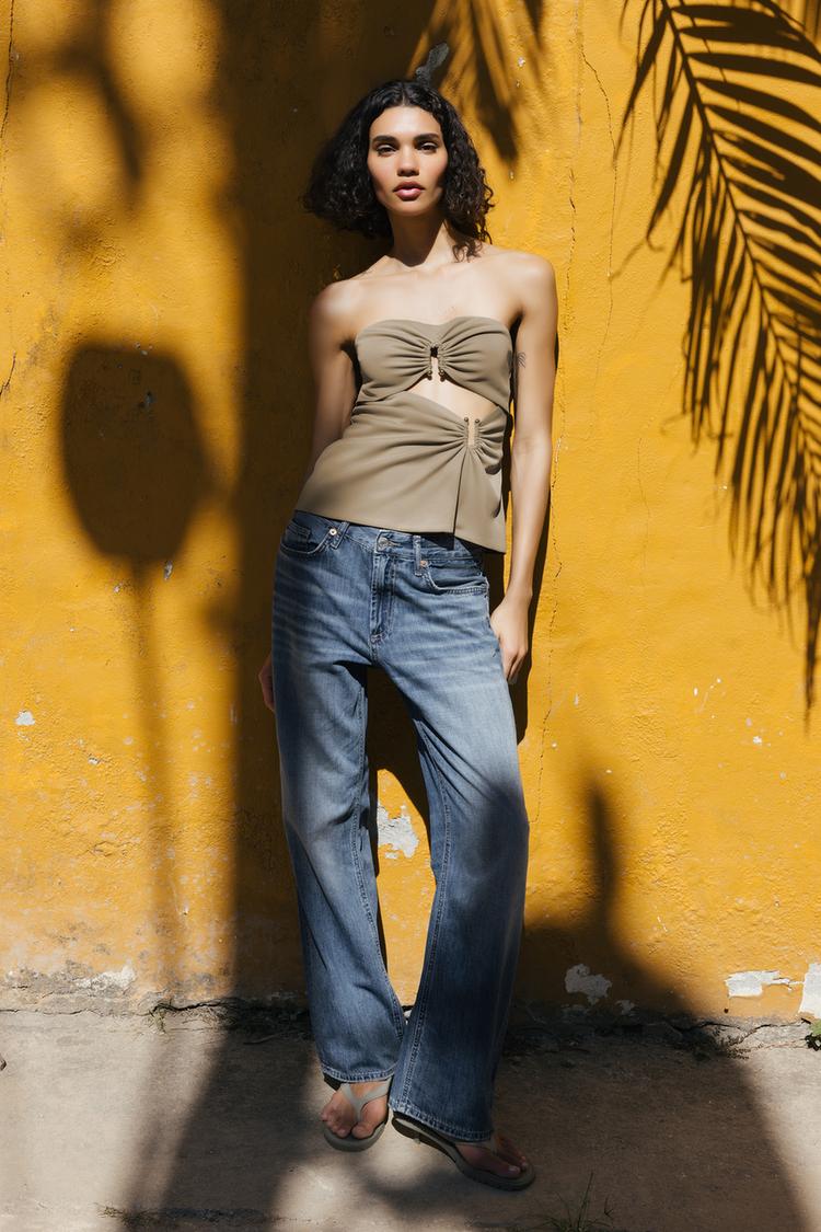 TRF WIDE-LEG MID-RISE FULL LENGTH JEANS