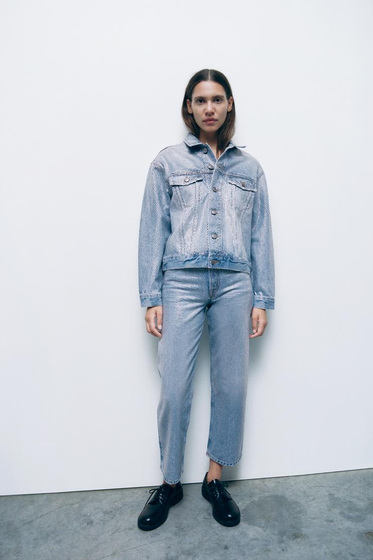 ZW RHINESTONE DENIM JACKET