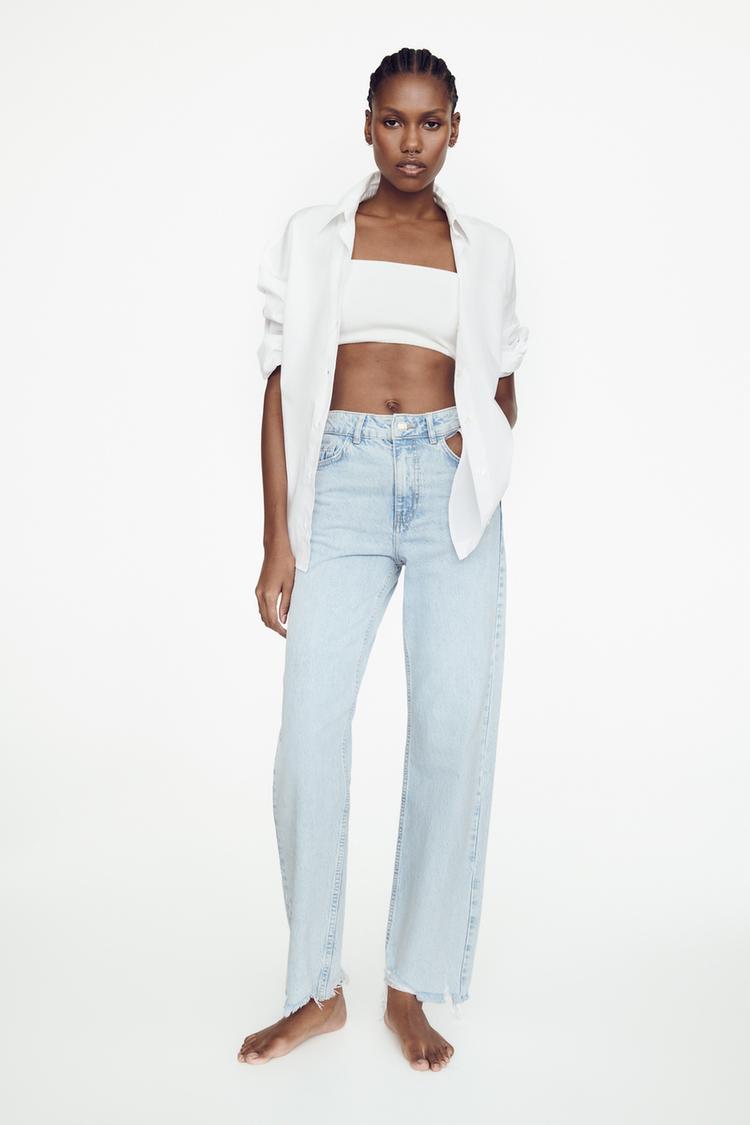 Z1975 STRAIGHT-FIT HIGH-WAIST FULL LENGTH JEANS