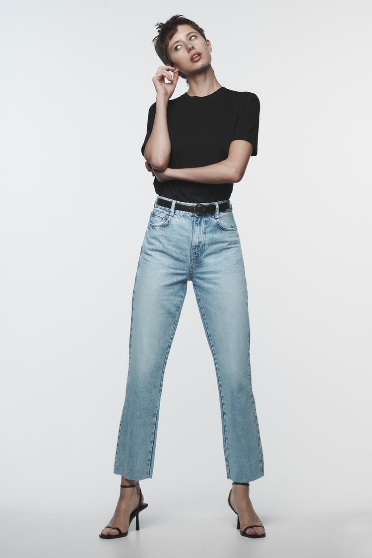 Z1975 STRAIGHT HIGH-WAIST CROPPED JEANS